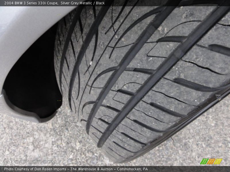Silver Grey Metallic / Black 2004 BMW 3 Series 330i Coupe