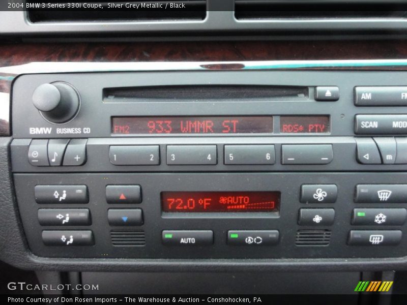 Silver Grey Metallic / Black 2004 BMW 3 Series 330i Coupe