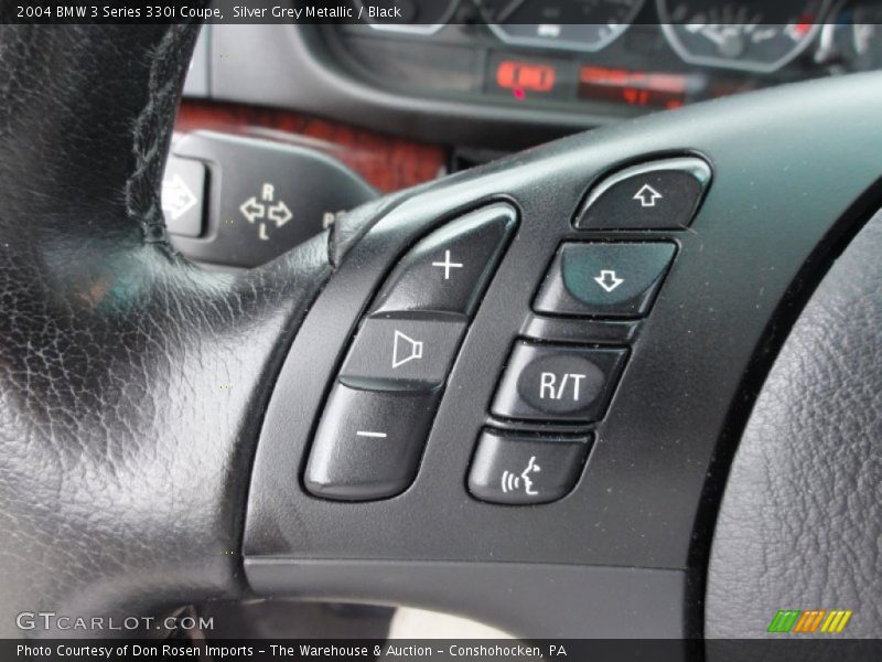 Silver Grey Metallic / Black 2004 BMW 3 Series 330i Coupe