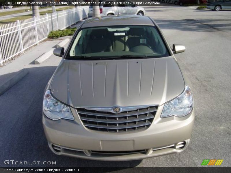 Light Sandstone Metallic / Dark Khaki/Light Graystone 2008 Chrysler Sebring Touring Sedan