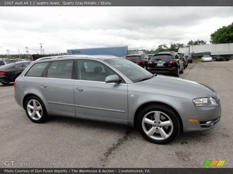 Quartz Gray Metallic / Ebony 2007 Audi A4 3.2 quattro Avant