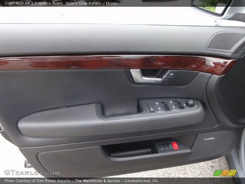 Quartz Gray Metallic / Ebony 2007 Audi A4 3.2 quattro Avant