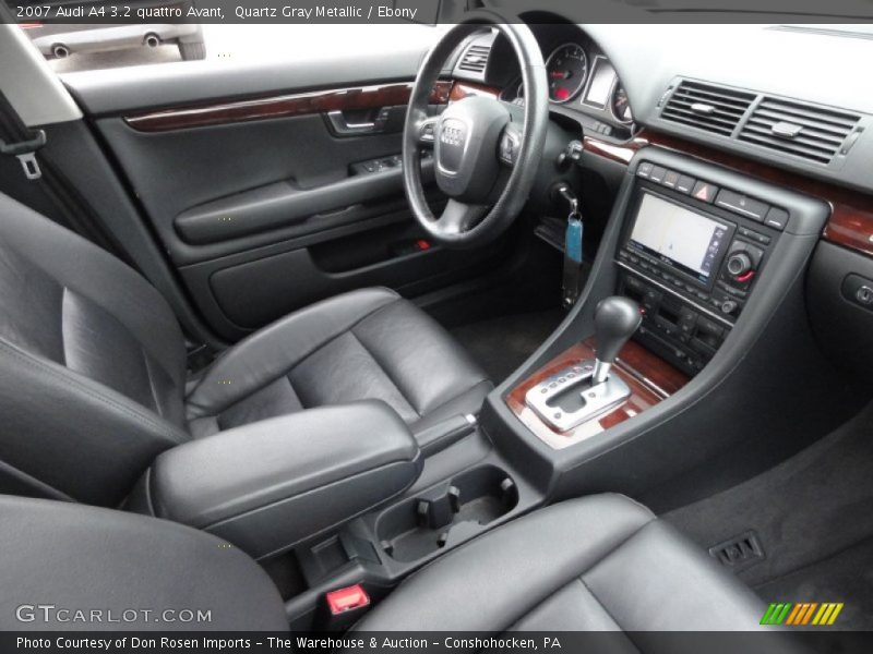 Quartz Gray Metallic / Ebony 2007 Audi A4 3.2 quattro Avant