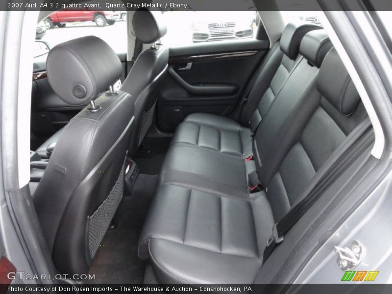 Quartz Gray Metallic / Ebony 2007 Audi A4 3.2 quattro Avant