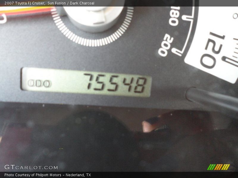 Sun Fusion / Dark Charcoal 2007 Toyota FJ Cruiser