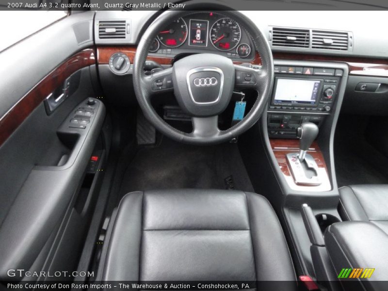 Quartz Gray Metallic / Ebony 2007 Audi A4 3.2 quattro Avant