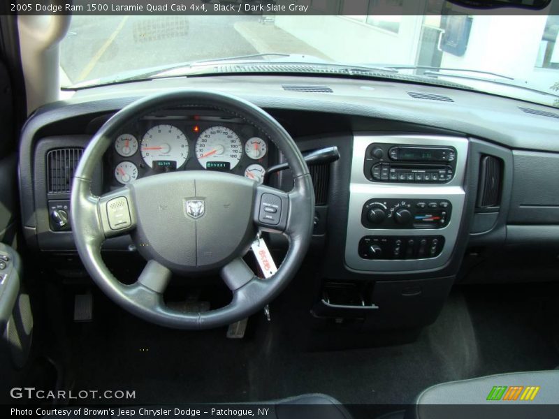 Black / Dark Slate Gray 2005 Dodge Ram 1500 Laramie Quad Cab 4x4