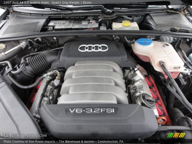  2007 A4 3.2 quattro Avant Engine - 3.2 Liter DOHC 24-Valve VVT V6