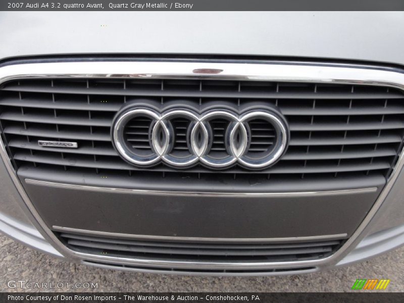 Quartz Gray Metallic / Ebony 2007 Audi A4 3.2 quattro Avant