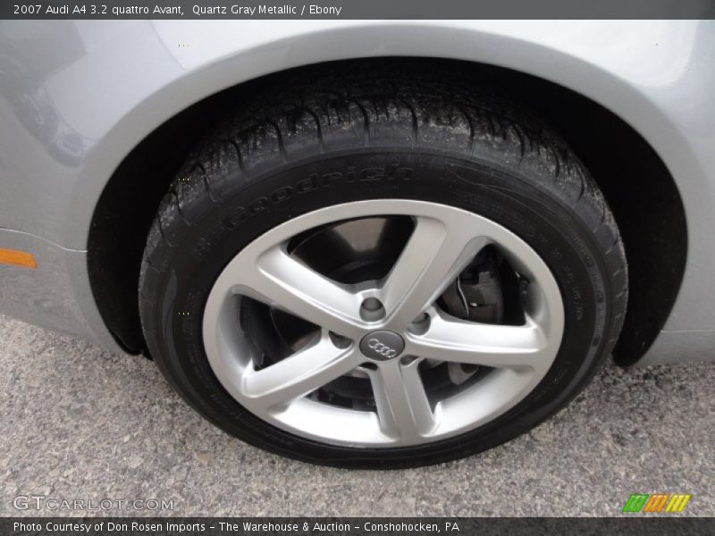 Quartz Gray Metallic / Ebony 2007 Audi A4 3.2 quattro Avant