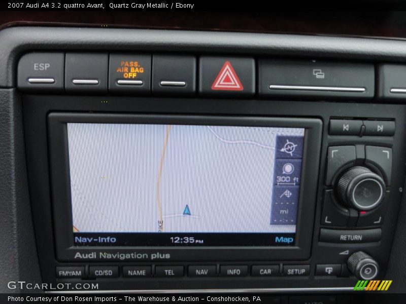 Navigation of 2007 A4 3.2 quattro Avant