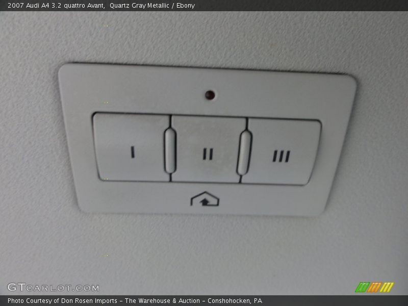 Quartz Gray Metallic / Ebony 2007 Audi A4 3.2 quattro Avant