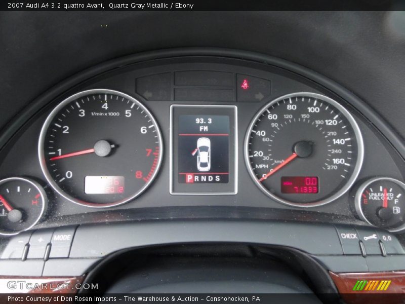  2007 A4 3.2 quattro Avant 3.2 quattro Avant Gauges