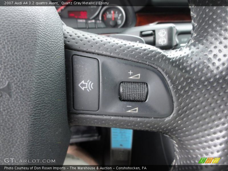 Quartz Gray Metallic / Ebony 2007 Audi A4 3.2 quattro Avant
