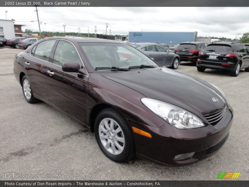 Black Garnet Pearl / Ivory 2002 Lexus ES 300