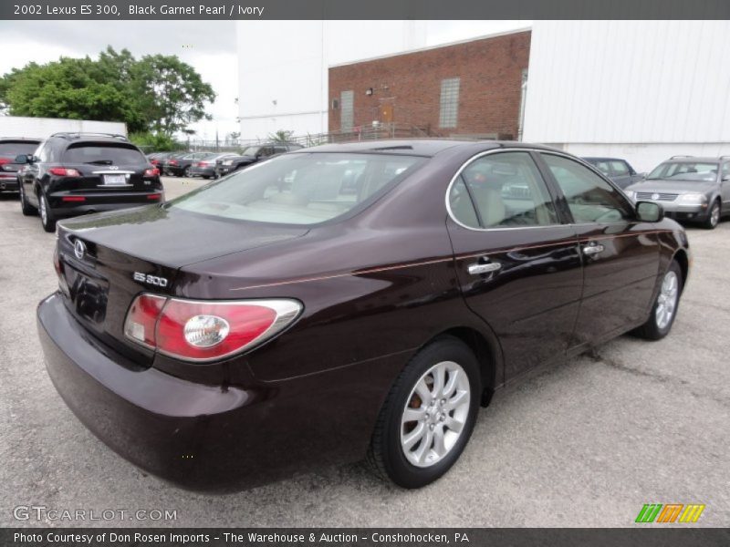 Black Garnet Pearl / Ivory 2002 Lexus ES 300