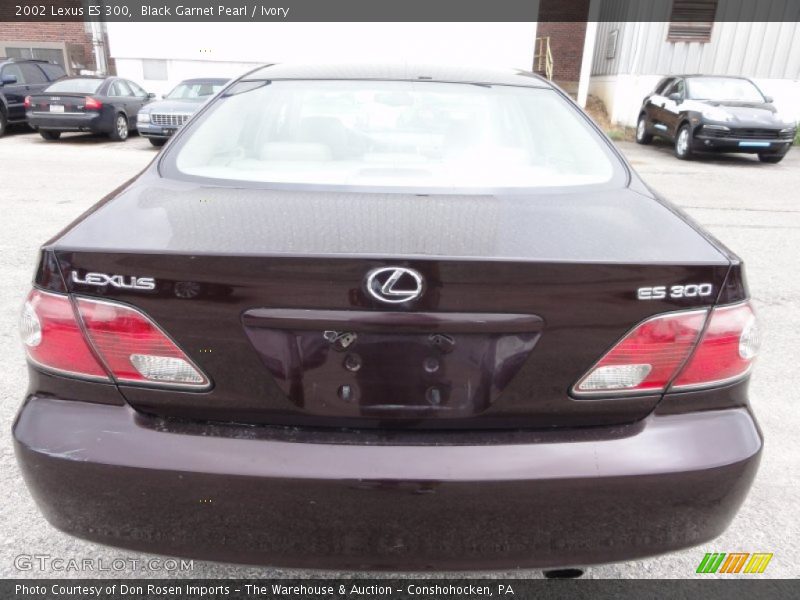 Black Garnet Pearl / Ivory 2002 Lexus ES 300