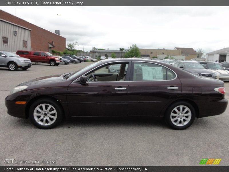 Black Garnet Pearl / Ivory 2002 Lexus ES 300