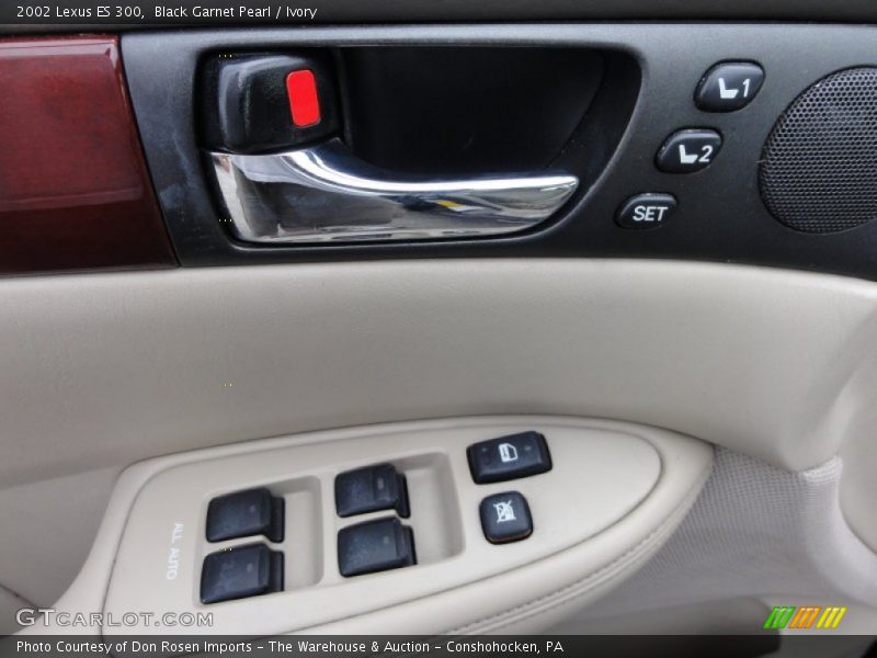 Black Garnet Pearl / Ivory 2002 Lexus ES 300