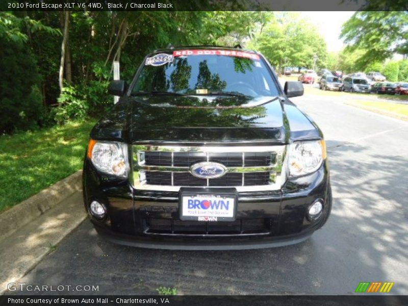 Black / Charcoal Black 2010 Ford Escape XLT V6 4WD