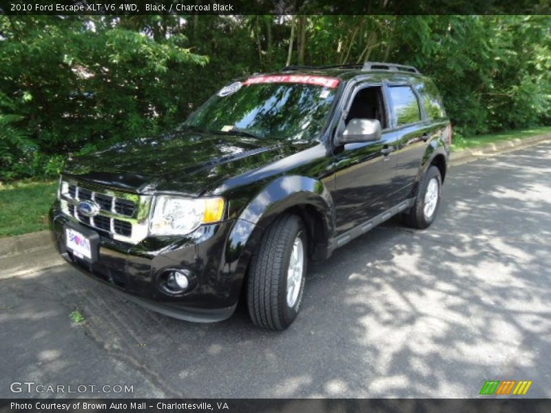 Black / Charcoal Black 2010 Ford Escape XLT V6 4WD
