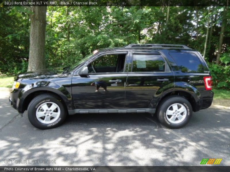 Black / Charcoal Black 2010 Ford Escape XLT V6 4WD