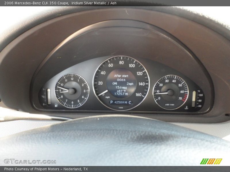  2006 CLK 350 Coupe 350 Coupe Gauges