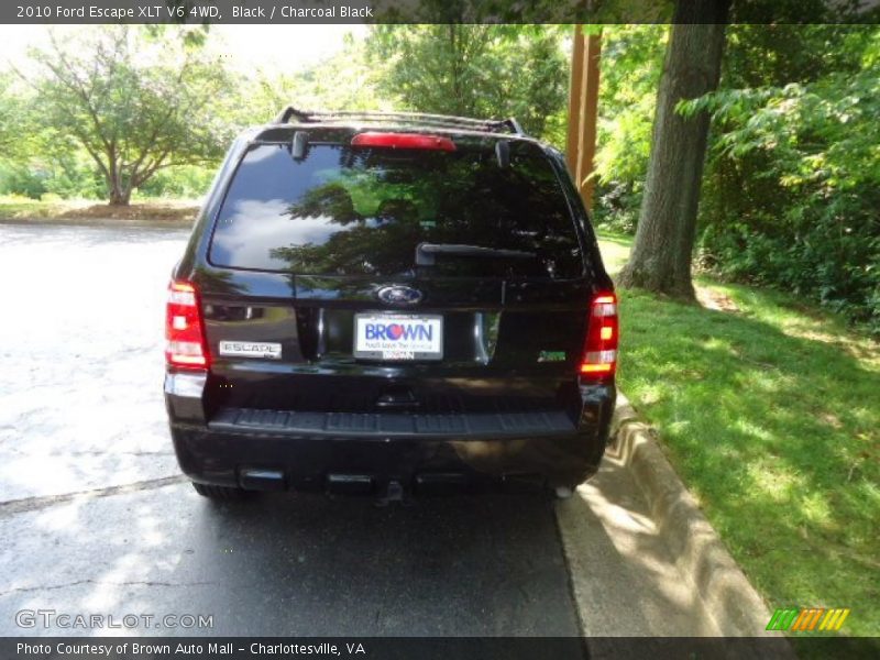 Black / Charcoal Black 2010 Ford Escape XLT V6 4WD