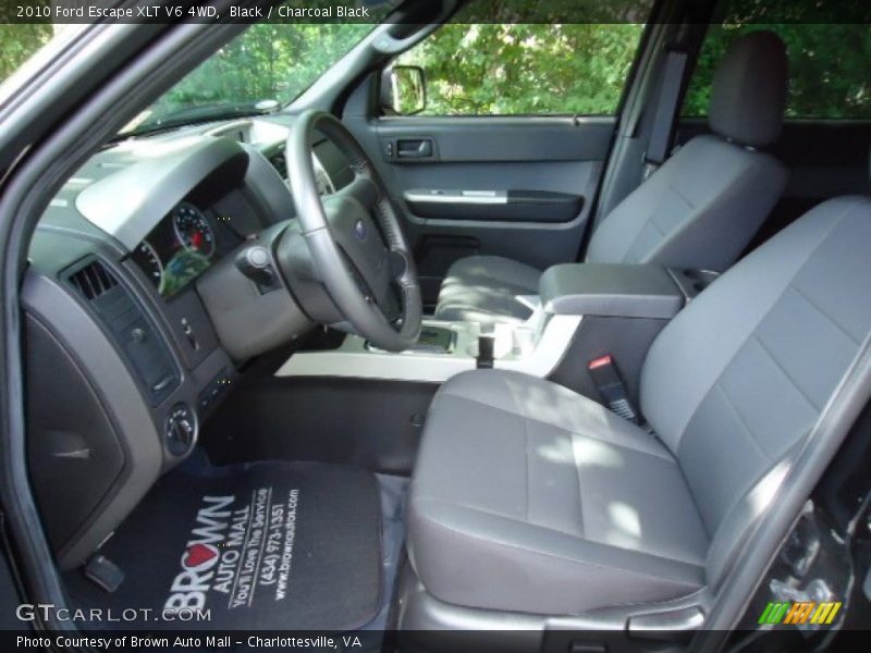 Black / Charcoal Black 2010 Ford Escape XLT V6 4WD
