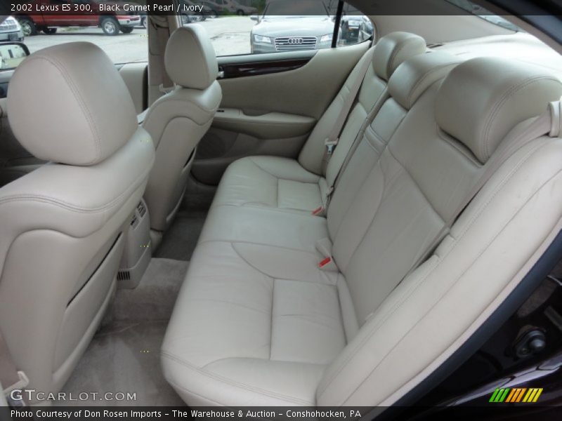 Black Garnet Pearl / Ivory 2002 Lexus ES 300