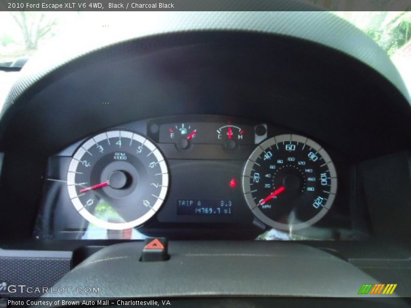 Black / Charcoal Black 2010 Ford Escape XLT V6 4WD
