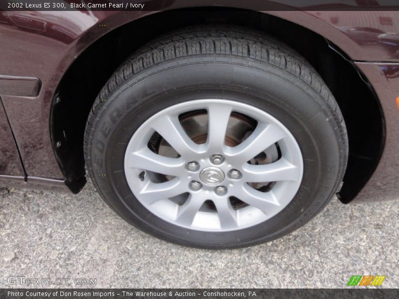 Black Garnet Pearl / Ivory 2002 Lexus ES 300