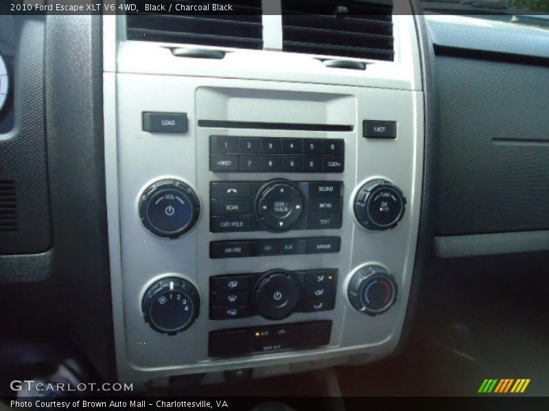 Black / Charcoal Black 2010 Ford Escape XLT V6 4WD