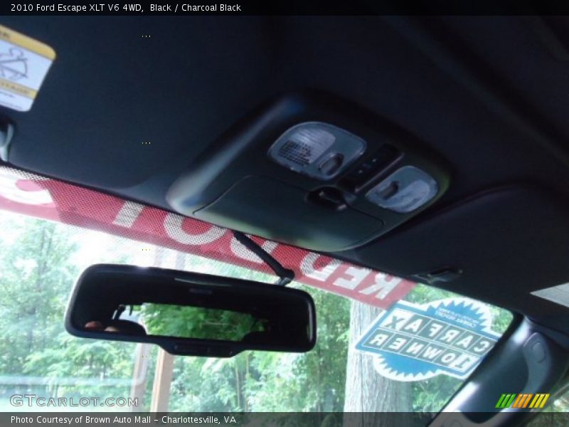 Black / Charcoal Black 2010 Ford Escape XLT V6 4WD