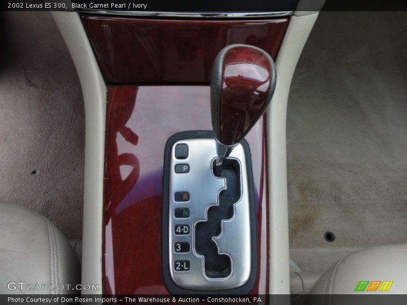 Black Garnet Pearl / Ivory 2002 Lexus ES 300