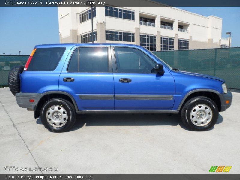 Electron Blue Metallic / Dark Gray 2001 Honda CR-V LX
