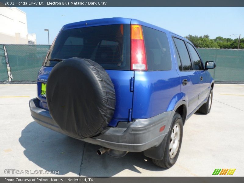 Electron Blue Metallic / Dark Gray 2001 Honda CR-V LX