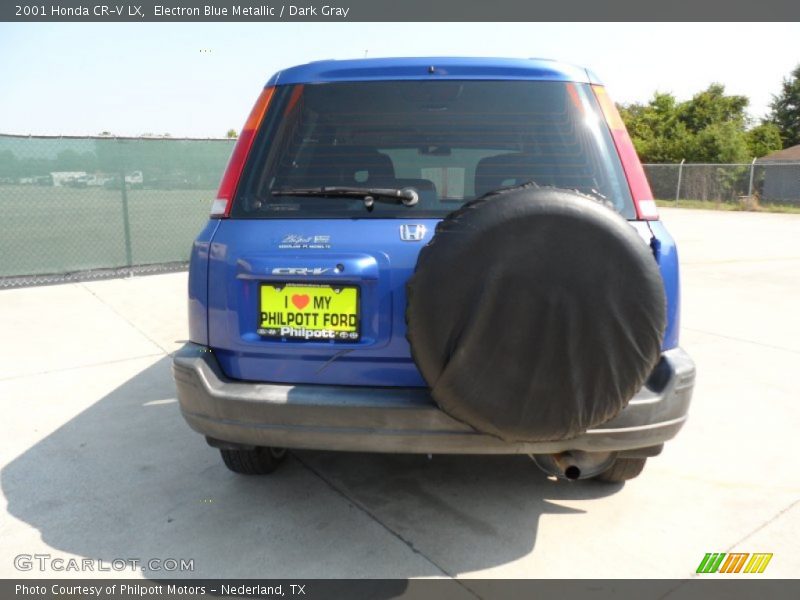 Electron Blue Metallic / Dark Gray 2001 Honda CR-V LX