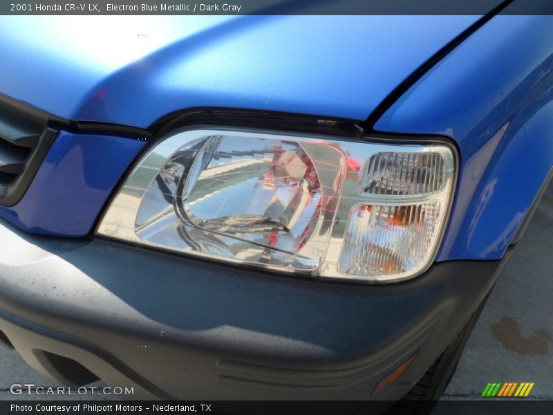 Electron Blue Metallic / Dark Gray 2001 Honda CR-V LX