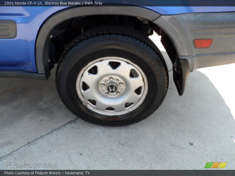 Electron Blue Metallic / Dark Gray 2001 Honda CR-V LX