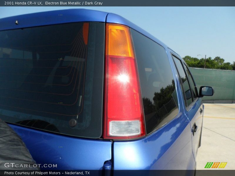 Electron Blue Metallic / Dark Gray 2001 Honda CR-V LX