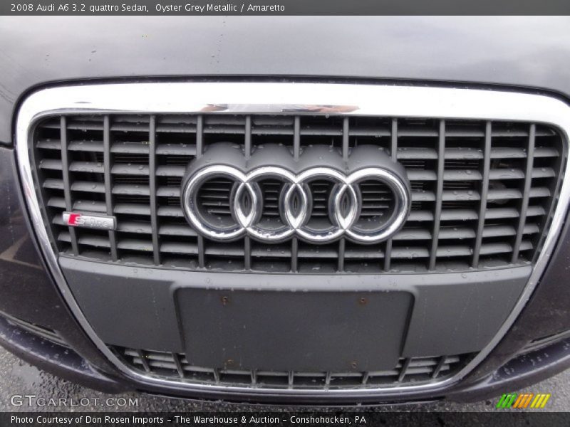 Oyster Grey Metallic / Amaretto 2008 Audi A6 3.2 quattro Sedan