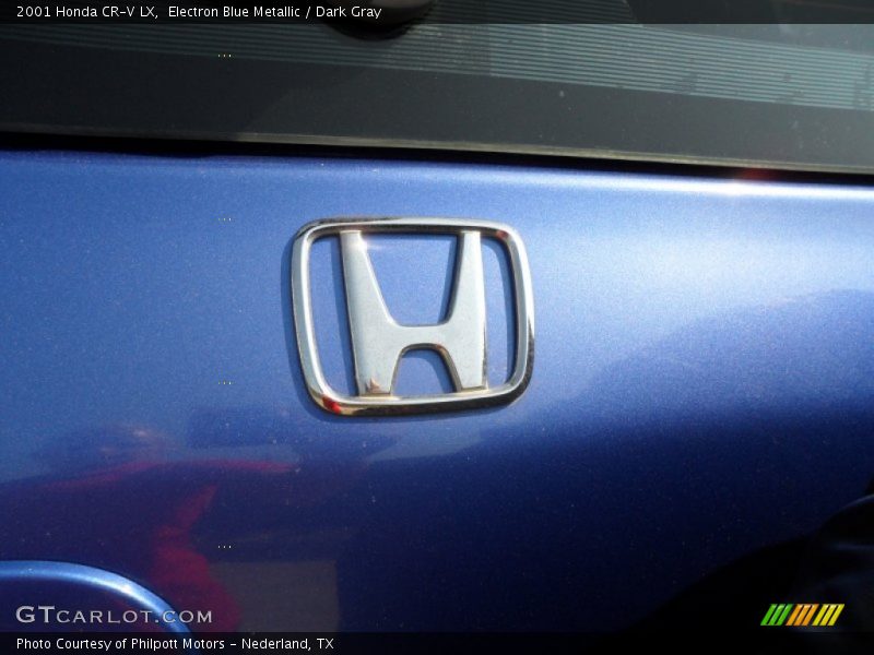 Electron Blue Metallic / Dark Gray 2001 Honda CR-V LX