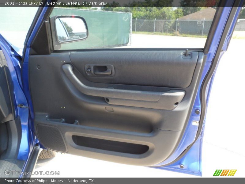 Electron Blue Metallic / Dark Gray 2001 Honda CR-V LX