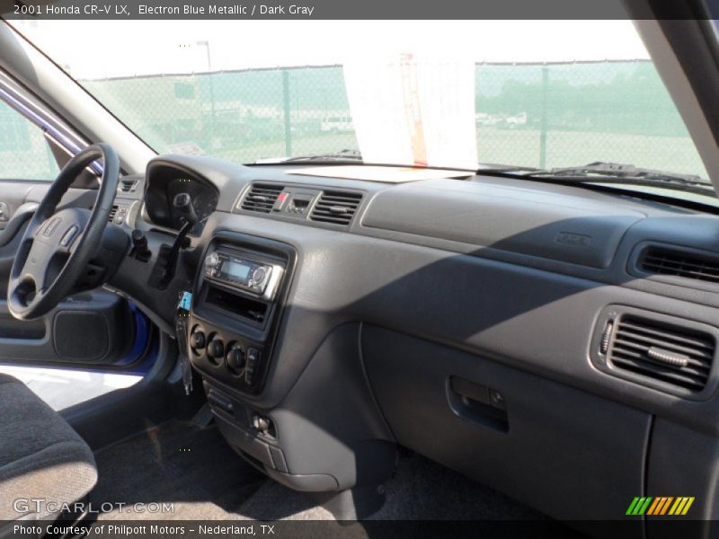 Electron Blue Metallic / Dark Gray 2001 Honda CR-V LX