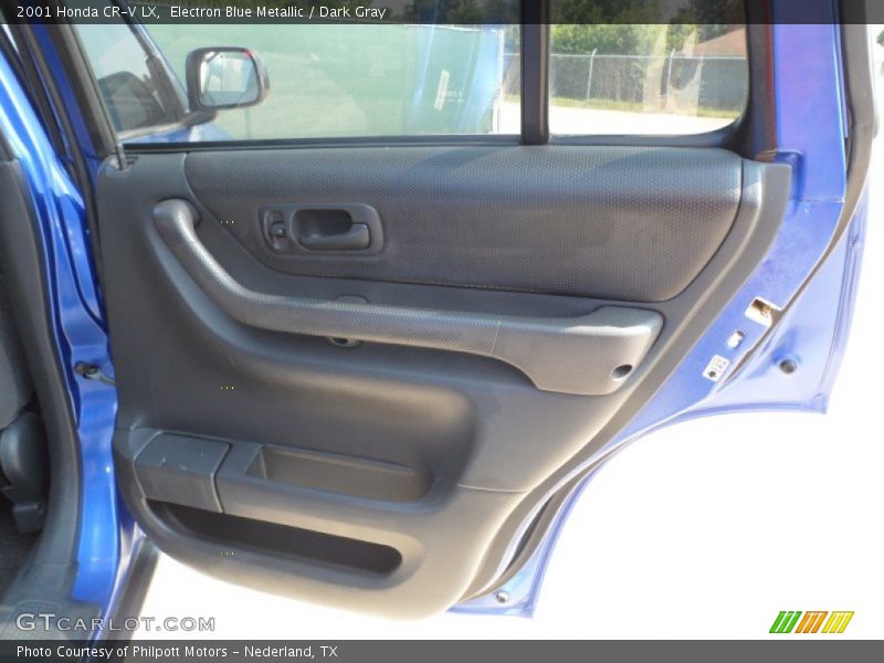 Electron Blue Metallic / Dark Gray 2001 Honda CR-V LX