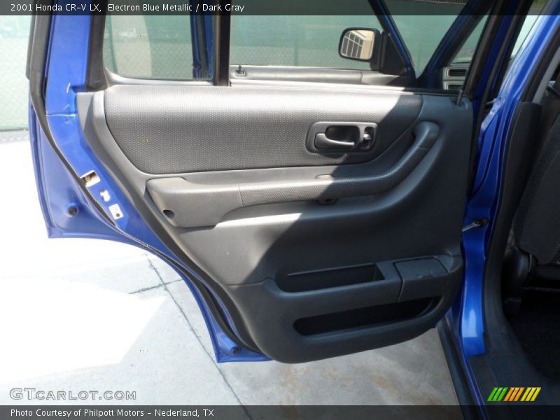 Electron Blue Metallic / Dark Gray 2001 Honda CR-V LX