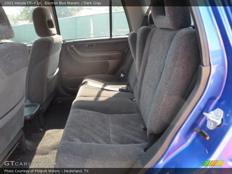 Electron Blue Metallic / Dark Gray 2001 Honda CR-V LX