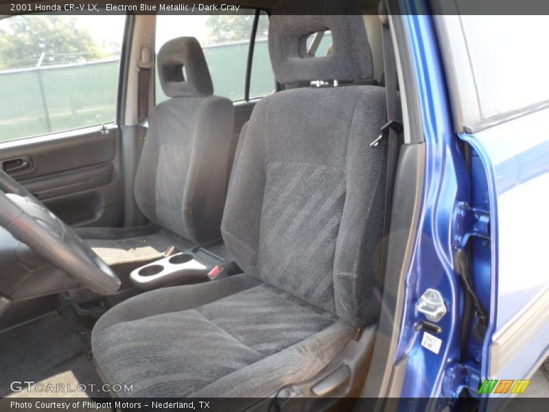 Electron Blue Metallic / Dark Gray 2001 Honda CR-V LX