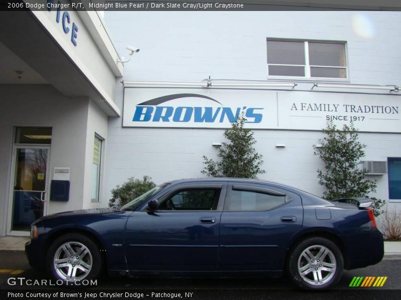 Midnight Blue Pearl / Dark Slate Gray/Light Graystone 2006 Dodge Charger R/T
